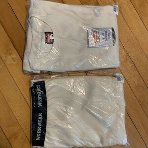 Discontined wrangler EXTRA HEAVY 100% cotton 8.5 Oz thermal pajamas set